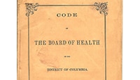 District of Columbia Board of Health Code, 1871