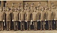 Photo of sanitary inspectors from Milwaukee, Wisconsin, 1908